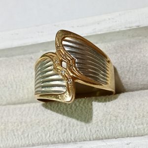 【K18Pt900コンビリング】18金・プラチナ900・貴金属・アクセサリー